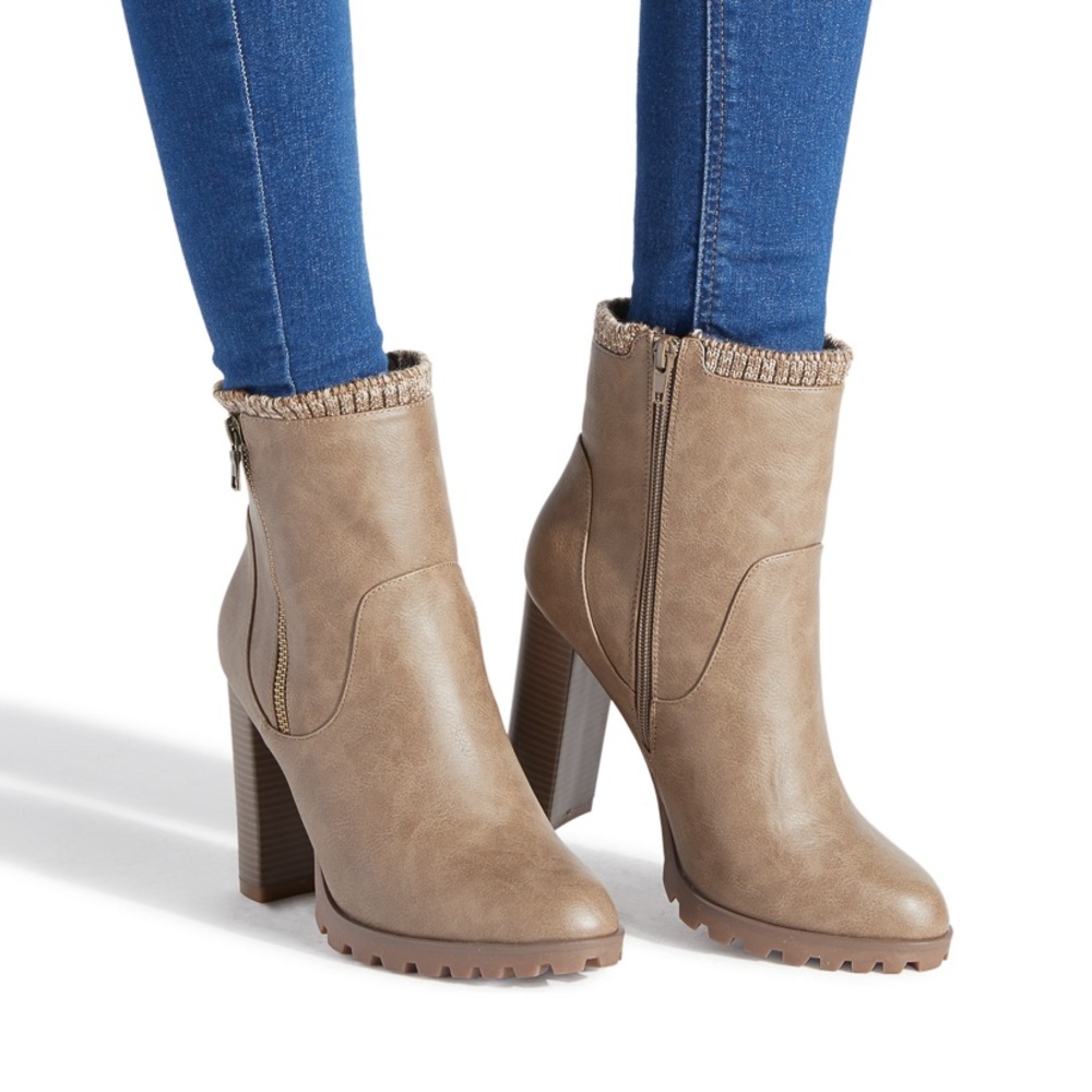 Taupe Booties